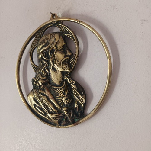 Bronze Bust of Jesus 14 cm used