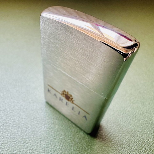 Zippo Karelia lighter 1994, like new, advertising
