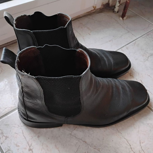 Leather Chelsea boots size 46 used