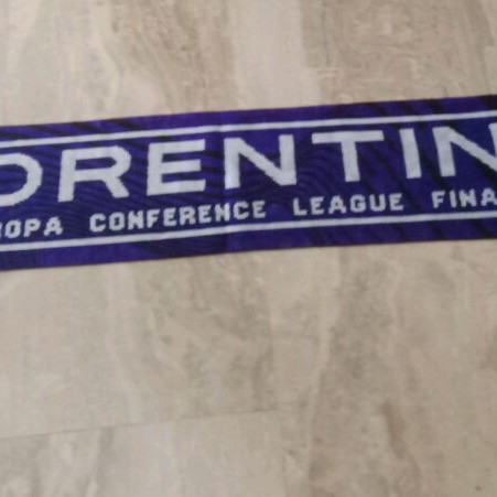 Fiorentina collectible scarf Conference League Final 2024 double-sided knitted new