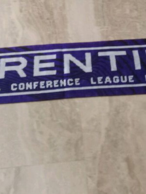 Fiorentina collectible scarf Conference League Final 2024 double-sided knitted new