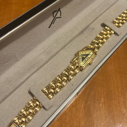 Westar vintage γυναικείο ρολόι Swiss Quartz 18K Gold Electro Plated μπρασελέ σαν καινούργιο