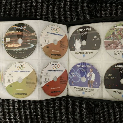 Box set of 148 sports DVDs new with top moments