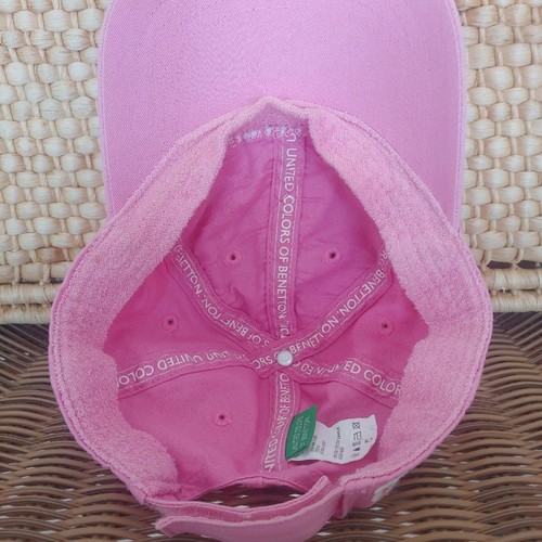 United Colors of Benetton kids pink jockey cap used