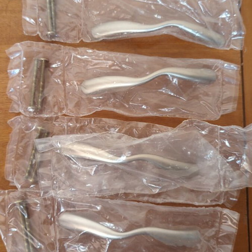 Metal Arc Handles set of 4 new, 13 cm length