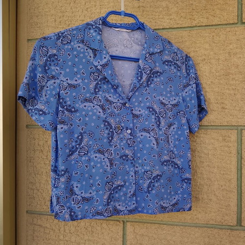 Terranova short-sleeve shirt XS, blue