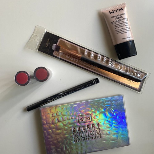 Makeup set with MAC, NYX, Beauty Line cosmetics, WIBO palette new