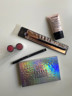 Makeup set with MAC, NYX, Beauty Line cosmetics, WIBO palette new