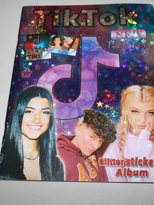 TikTok Glitter Stickers Album