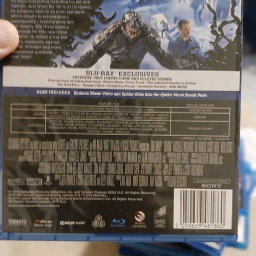 Blue Ray Venom used in excellent condition