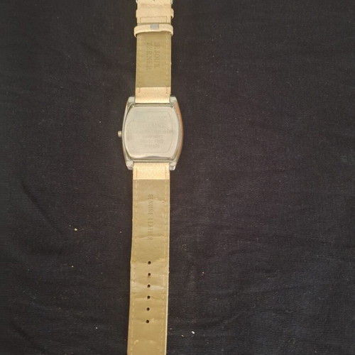 Bijoux Terner Quartz women's watch used, genuine leather, 35 mm