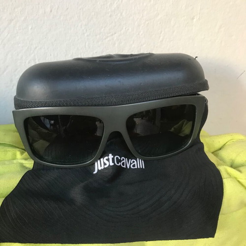 Just Cavalli sunglasses black unisex used with gradient lens