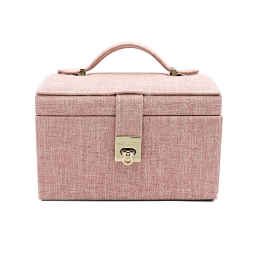 Jewelry box new pink, unused, dimensions H12xW19xD16