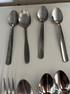 Spoons and forks used