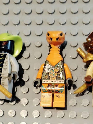 Lego Ninjago snakes minifigures used