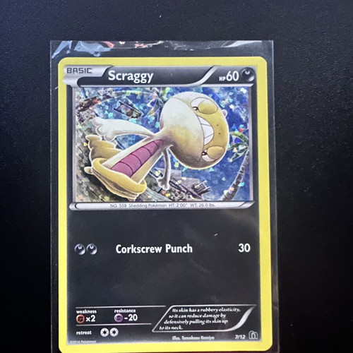 Scraggy McDonalds 2016 Holo card like new