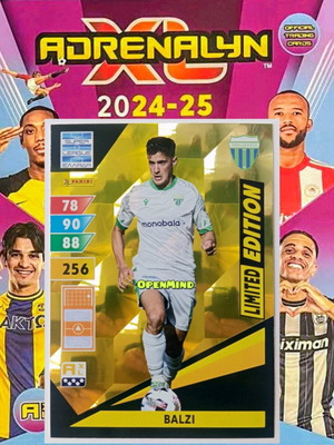 Balzi Limited Edition Super League 2024-25 Andrenalyn XL card new