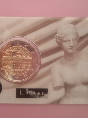2 ευρώ Coincard 2025 Μουσείο του Λούβρου Γαλλία, Αφροδίτη της Μήλου
