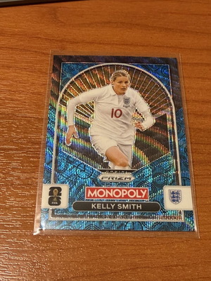 2026 Panini Prizm Monopoly FIFA World Cup Kelly Smith #97 Blue Wave SP England new