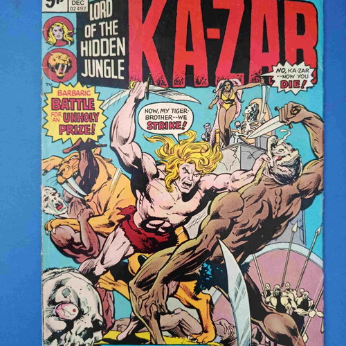 Kazar Vol 2 Comic 13 used, 1976 Marvel