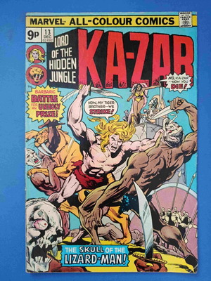 Kazar Vol 2 Comic 13 used, 1976 Marvel