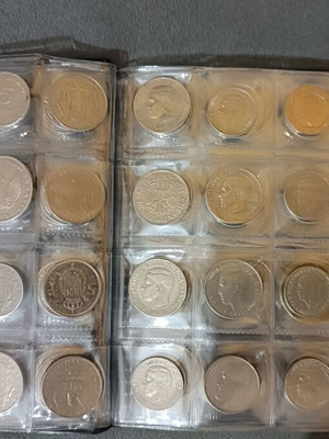 Coin collection used, 120 coins in album