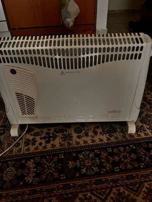 Fan heater used, working condition