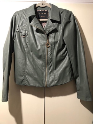 Lynne jacket mint synthetic leather new