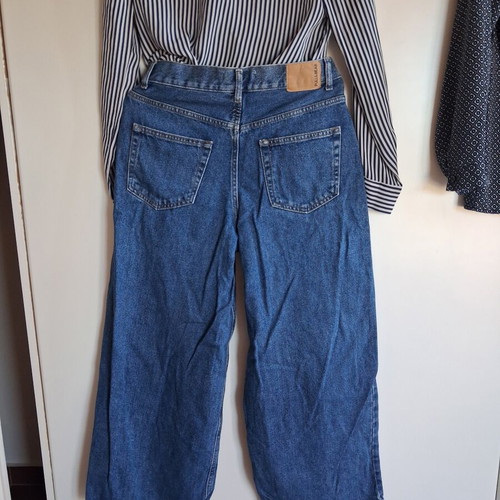 Wide high-waisted jeans Pull & Bear like new, size M