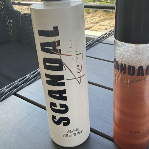 Scandal Beauty Illusion hair serum and copper glow set like new