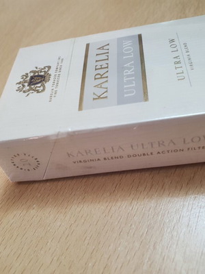 Karelia Ultra Low 20 Pack New Collectible Cigarettes