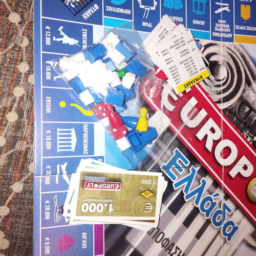 Europoly Greece board game like new