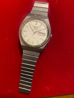 Seiko 5 automatic old used, silver