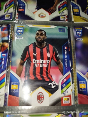 Panini FIFA 365 Adrenalyn XL 2026 κάρτα μεταχειρισμένη