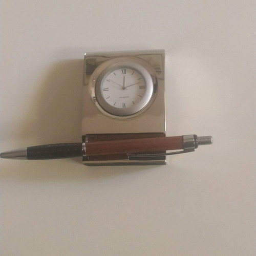 Desk clocks tabletop new, set of 2 pieces