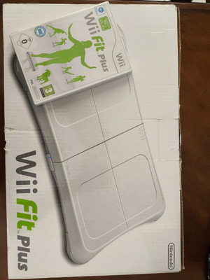 Wii Fit Plus with Balance Board like new