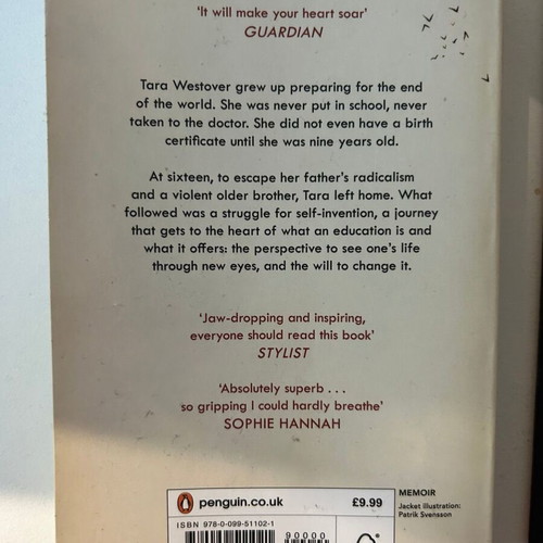 Educated by Tara Westover new, English