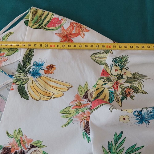 Zara women's blouse, white with colorful floral print, XS-M