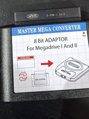 Adapter 8 bit για Sega Mega Drive καινούργιο