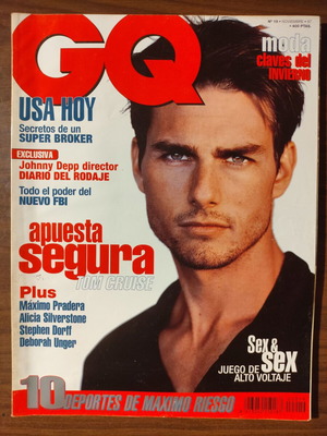 GQ Magazine Issue 19 November 1997 used with Tom Cruise