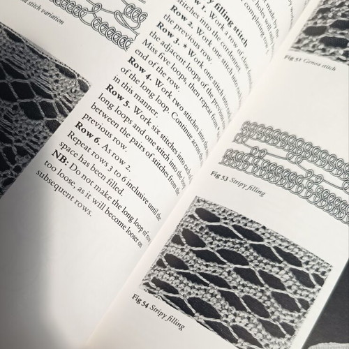 Needlelace Stitches book like new, English instructions