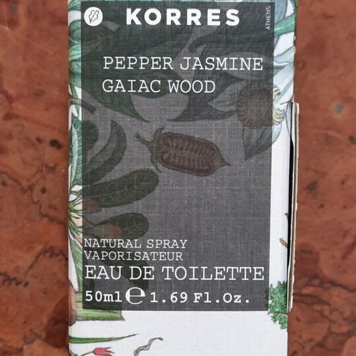 Korres Pepper-Jasmin-Gaiac Wood EDT 50 ml unisex perfume new