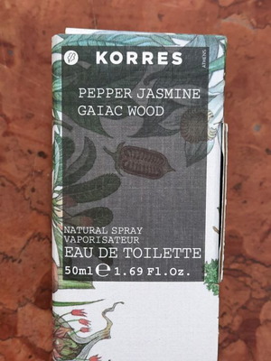 Korres Pepper-Jasmin-Gaiac Wood EDT 50 ml unisex perfume new