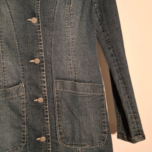 Newton blue long denim coat used like new