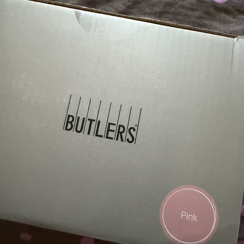 Butlers Fondue Pot Porcelain New Pink
