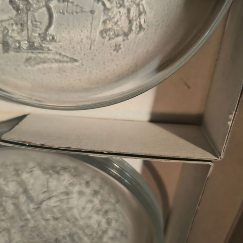 Christmas serving plates like new, set of 5