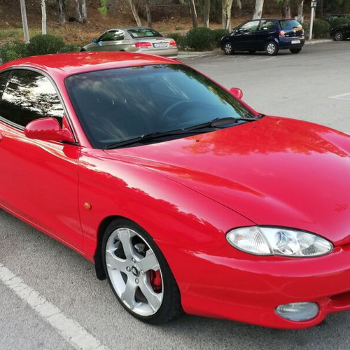 Hyundai Coupe 1.6 FX 1997 like new, manual, red, ABS, A/C