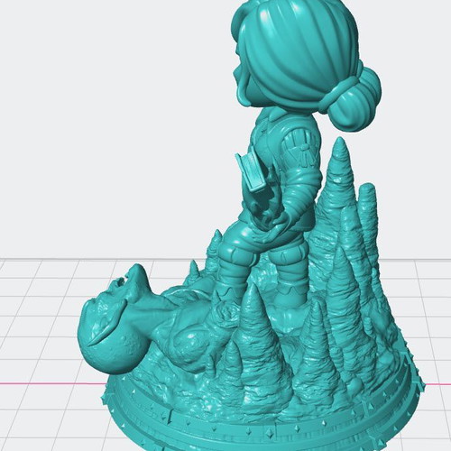 3D model Triss The Witcher unpainted, new