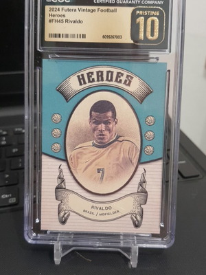 Futera Vintage Football Heroes Rivaldo CGC 10 καινούργιο