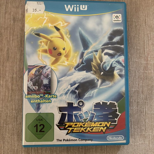 Pokemon Tekken Nintendo Wii U game used